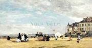 Eugene Boudin Jetty At Trouville oil